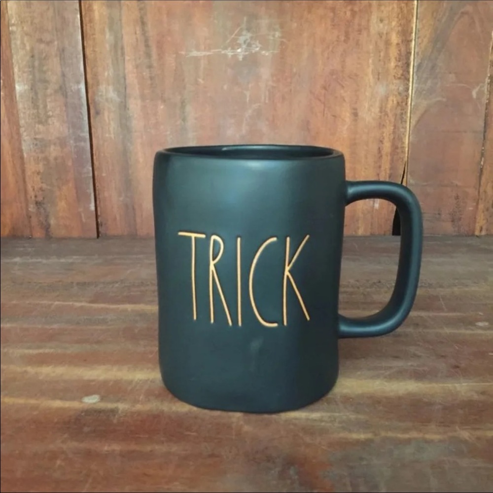 Rae Dunn Trick Treat Two Sided Halloween Mug
